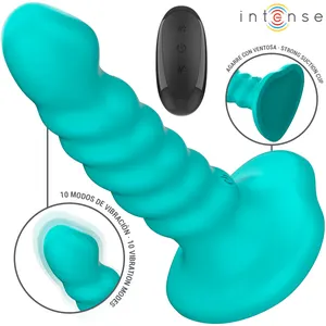 Intense - Buffy vibrador Size S Spiral Design 10 Vibrations azul control remoto