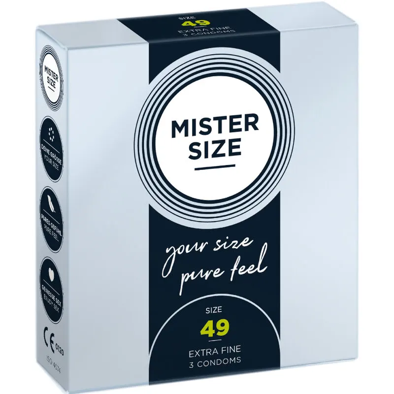 Caja de preservativos MISTER SIZE Size S 49 mm, 3 unidades