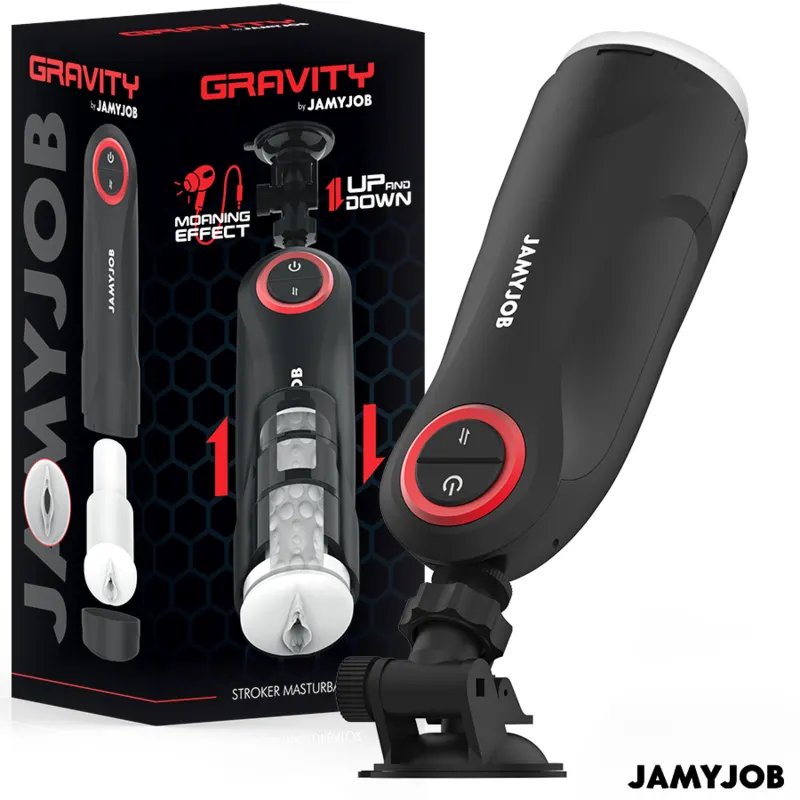 Jamyjob - Gravity Automatic Vagina masturbador 5 Thrusting modos And Sound Effect