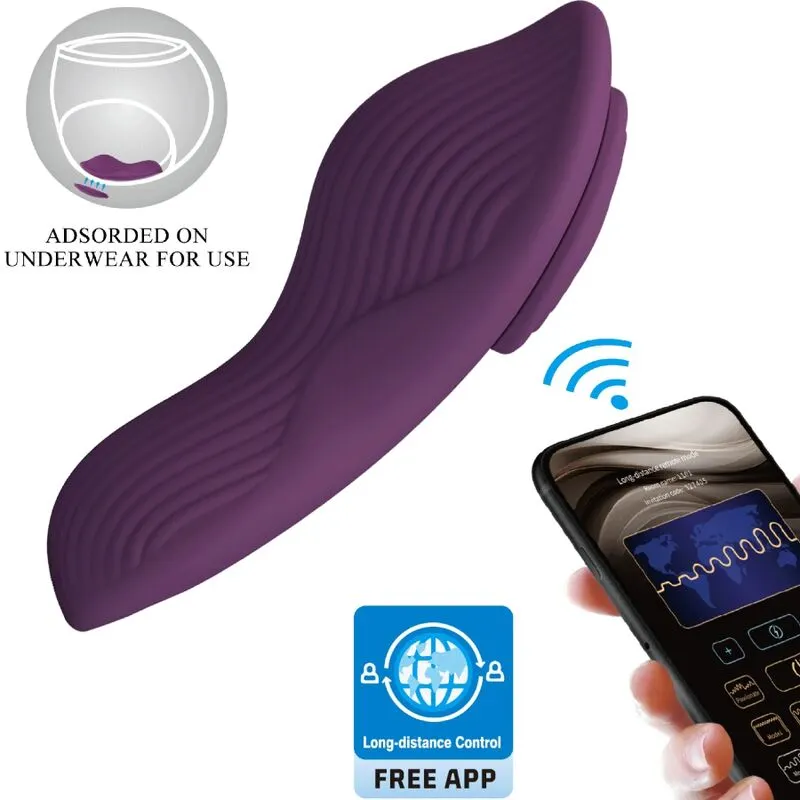 Pretty Love - Mane Lay On Clitoris masajeador 10 Vibrations control remoto morado