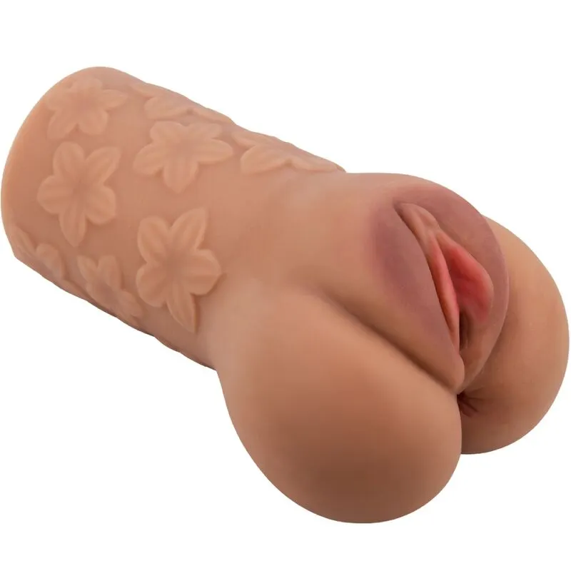 Crazy Bull - Scarlet Vagina And Anus Design With Flowers color carne
