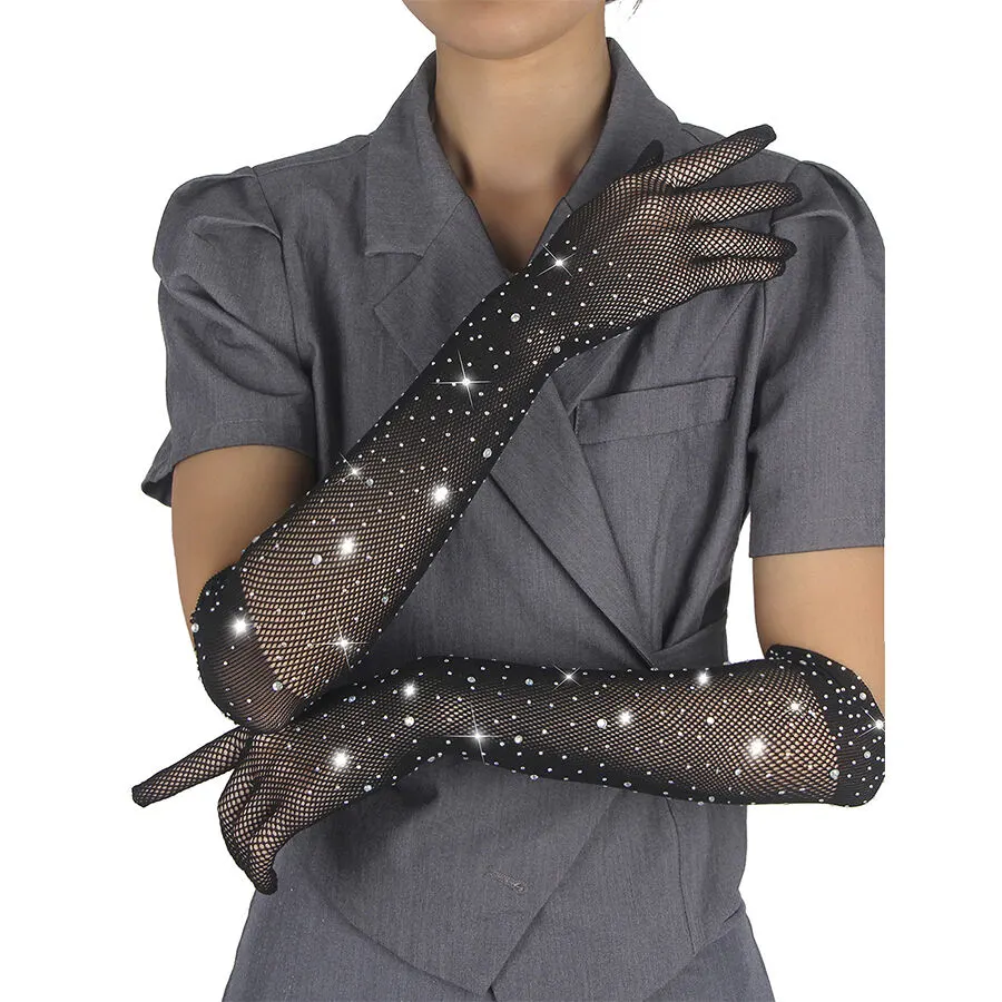 Subblime - 957469Shine transparente Gloves negro S/M