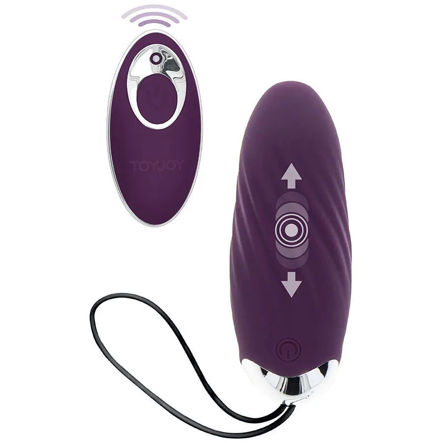 Toyjoy - Happiness Knock Knock Eggstavagant vibrador With control remoto morado
