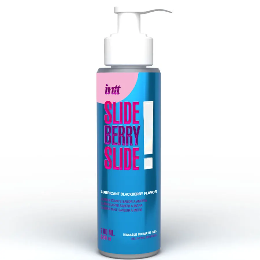 Intt Releases - Kissable Water-Based Intimate lubricante Blackberry Flavor 100 Ml