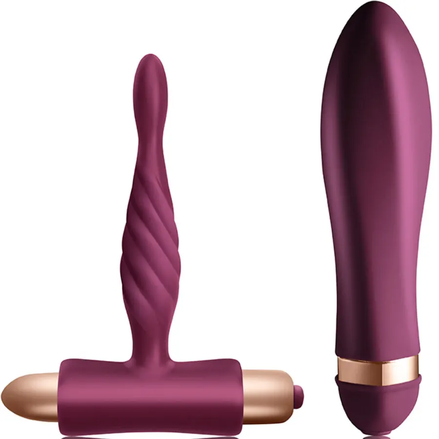 Climaximum - Dare kit Twisted vibrador + plug anal Beginner