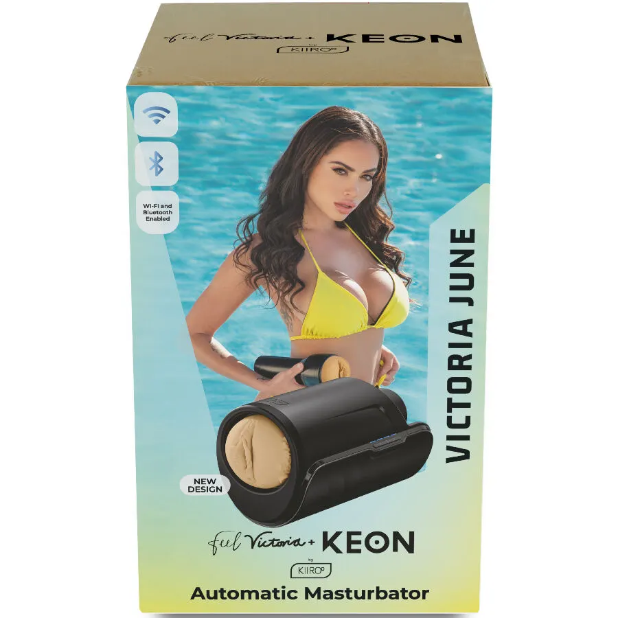 Kiiroo - Keon Wifi Combo Victoria June Automatic masturbador + Feel Stroker