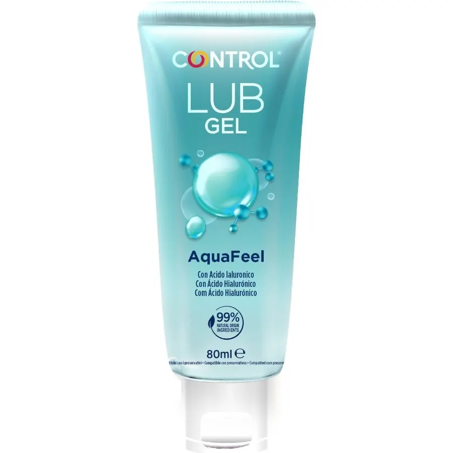 Control - Aquafeel lubricante With Hyaluronic Acid 80 Ml