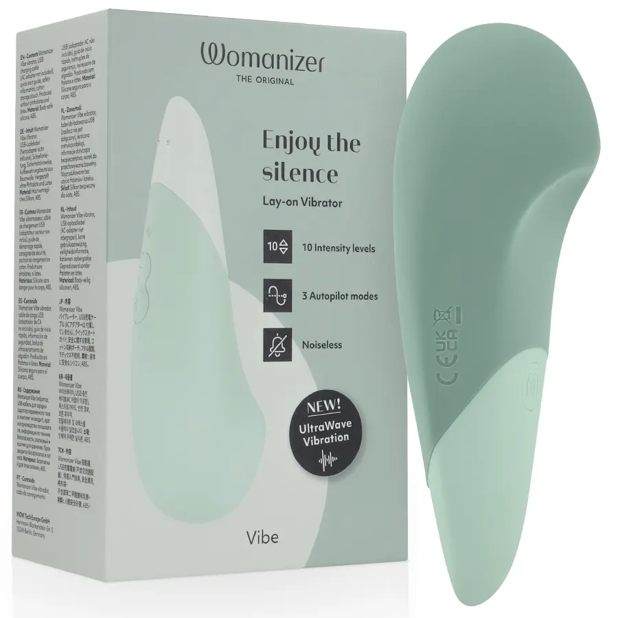 Womanizer - Vibe Lay-On Silent vibrador Sage