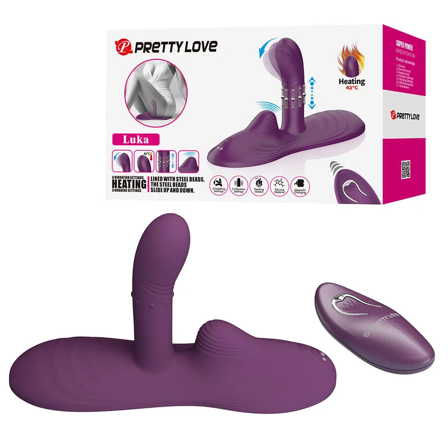 Pretty Love - Luka Sit-Down vibrador With Heat Effect And control remoto
