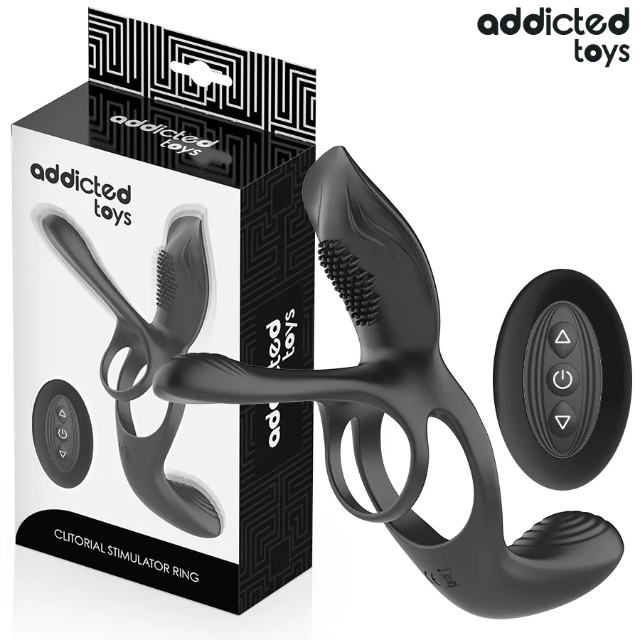 Addicted Toys - Doble anillo para el pene With Clitoral Stimulator