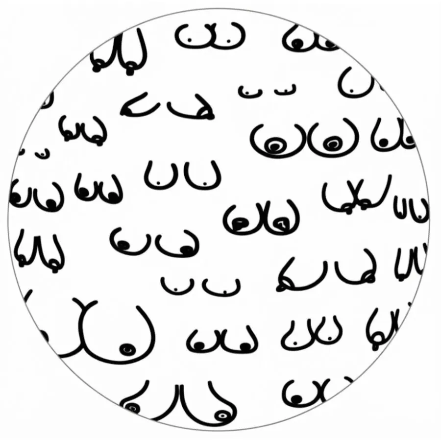 Diablo Picante - Round Boobs Coasters 10 Units