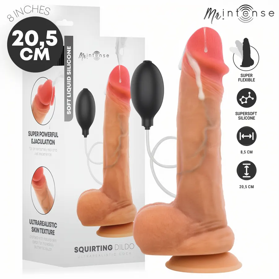 Mr Intense - Danny silicona Ejaculating dildo 20.5 Cm -Ø- 4 Cm
