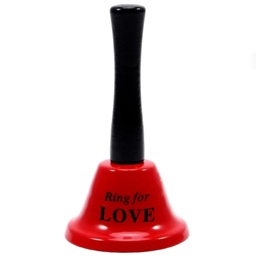 Diablo Picante - Rojo 'anillo For Love' Hand Bell