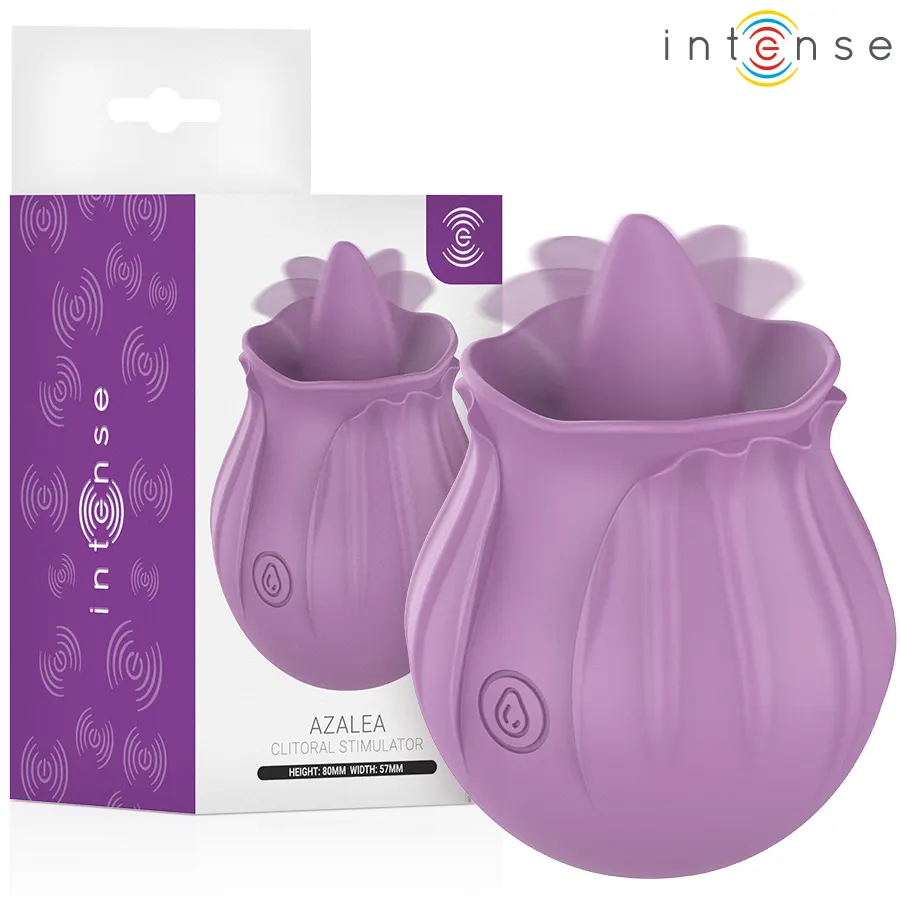 Intense - Azalea Flower Clit estimulante 10 Vibrations morado