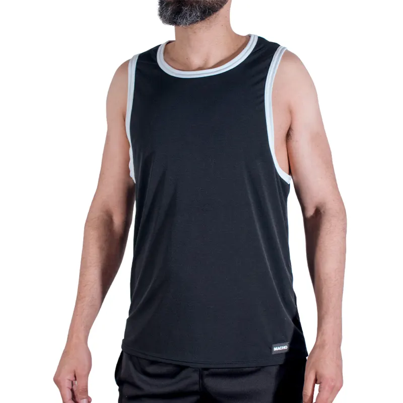 Macho - Cmv004 negro Gym T-Shirt L/Xl