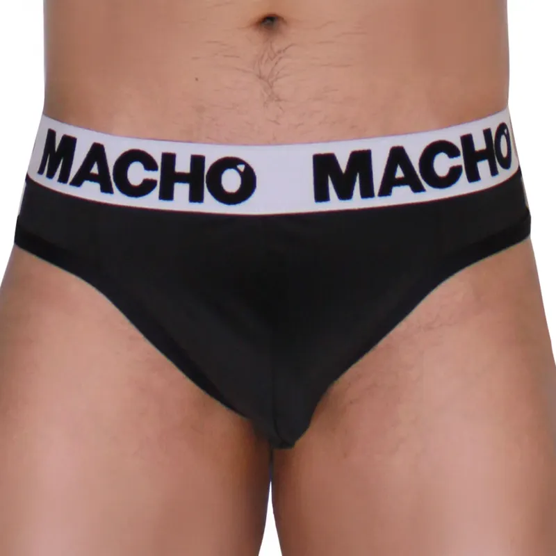 Macho - Mtg002 negro/negro tanga Xl