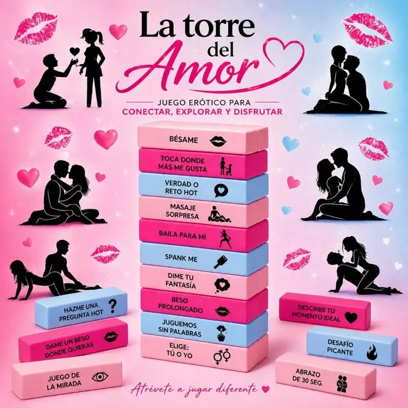 Spicy Devil - Tower Of Love juego - Box Of 48 Blocks (Spanish Version)