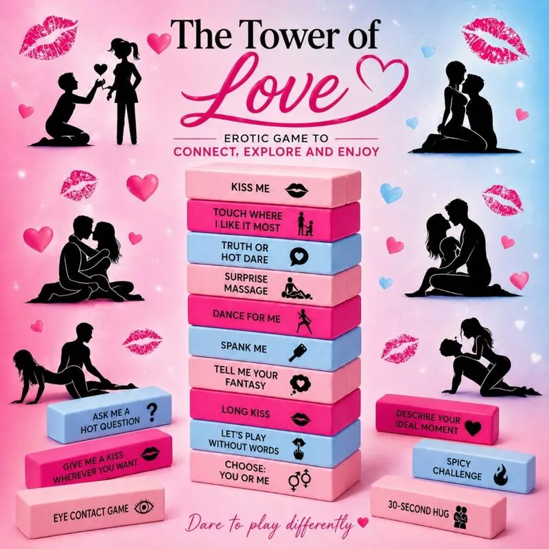 Spicy Devil - The Tower Of Love juego - Box Of 48 Blocks (English Version)