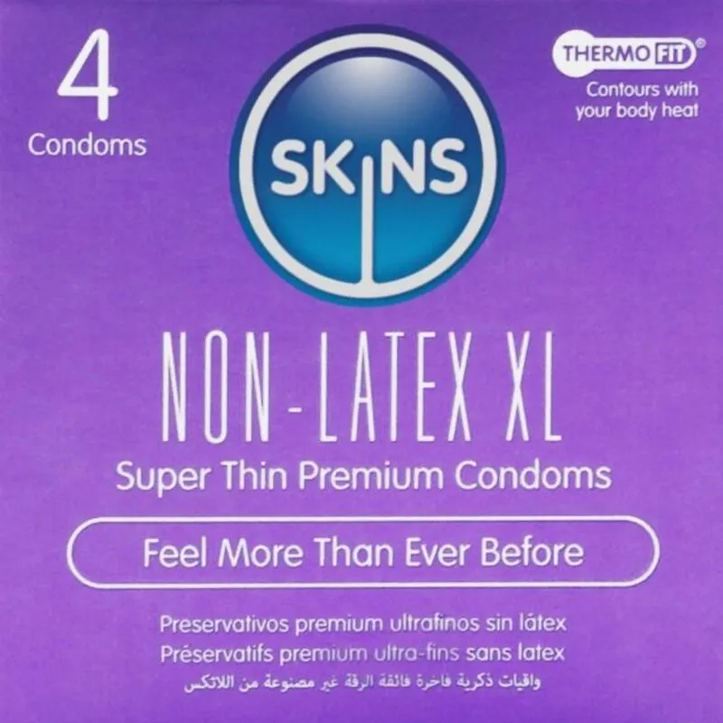 Skins - Latex-Free preservativos Xl Pack Of 4