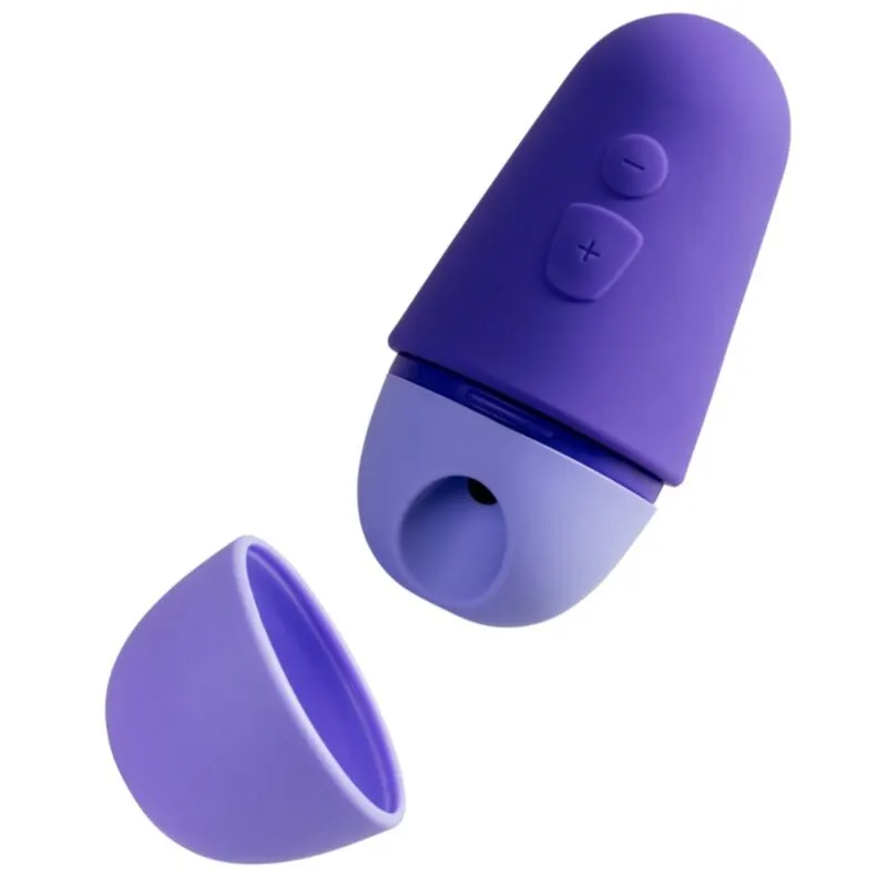 Romp - Free X Clitoral Stimulator With Lid 10 Levels recargable morado
