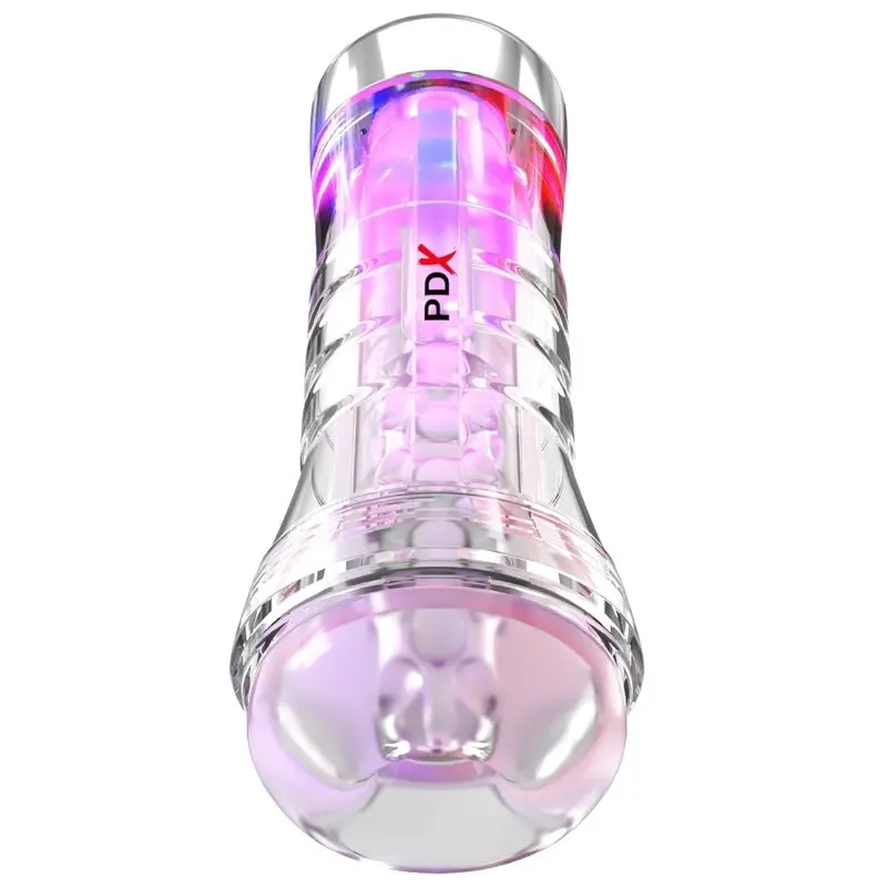 Pdx Elite - Viewtube Xxl Led transparente Stroker 27.3 Cm