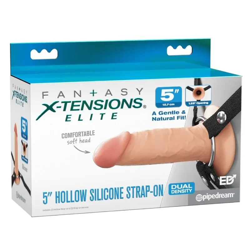 Fantasy X-Tensions - Elite realista Hollow strap-on 12.7 Cm