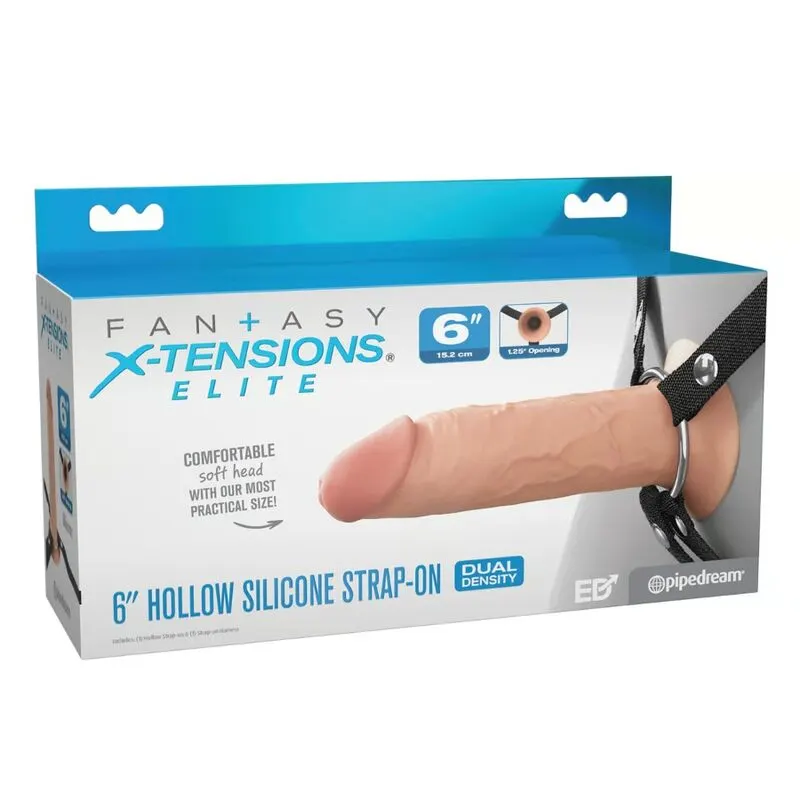 Fantasy X-Tensions Elite - 15.2 Cm Hollow silicona strap-on