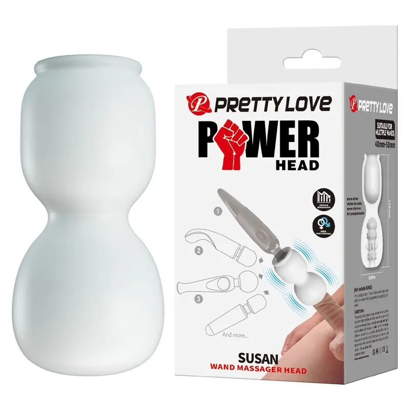 Pretty Love - Susan Power Head wand masajeador Attachment Ø 6.5 Cm