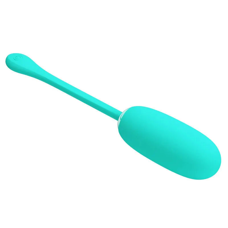 Pretty Love - Julius sumergible-recargable vibrador huevo Aqua verde