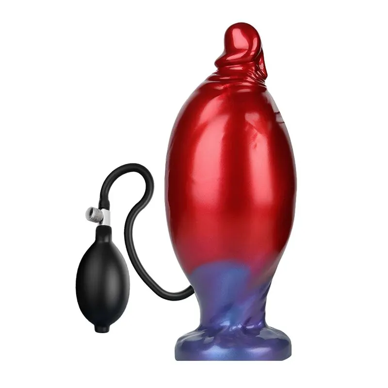 Power Monsters - Shadow Behemoth Bicolor Inflatable Fantasy silicona dildo 22 Cm Ø 5 Cm