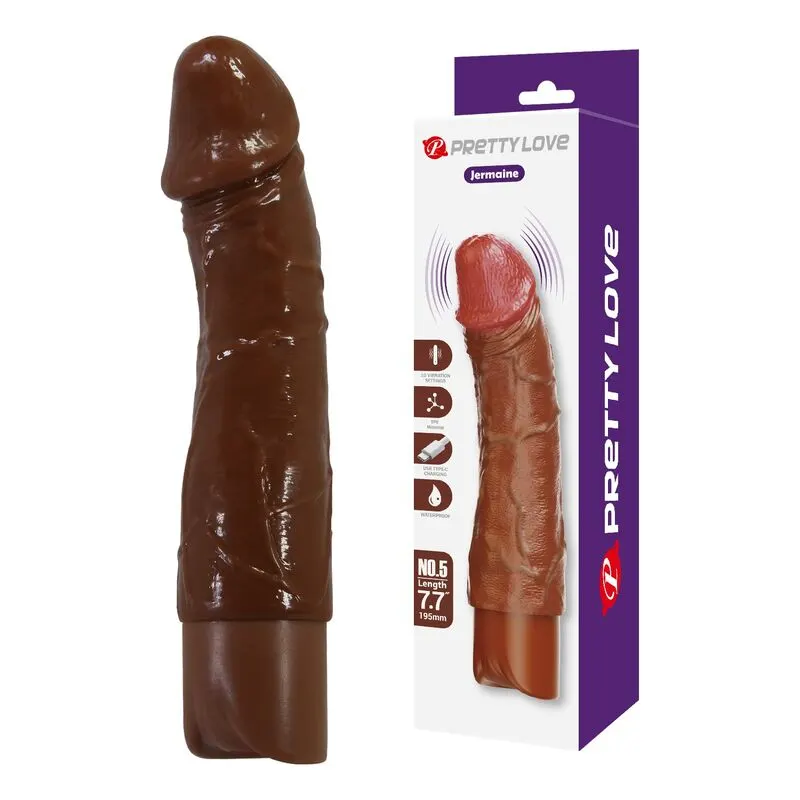 Pretty Love - Donald realista vibrador 19.5 Cm Ø 4 Cm Brown