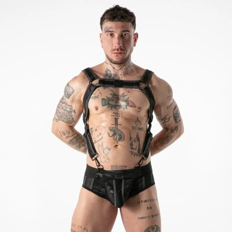 Locker Gear - Full Military Access arnés negro S/M
