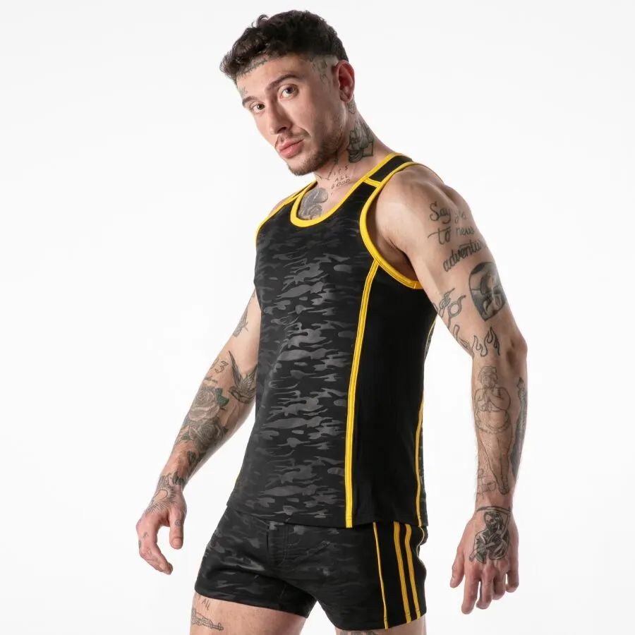 Locker Gear - Full Military Access Tanktop Yellow M