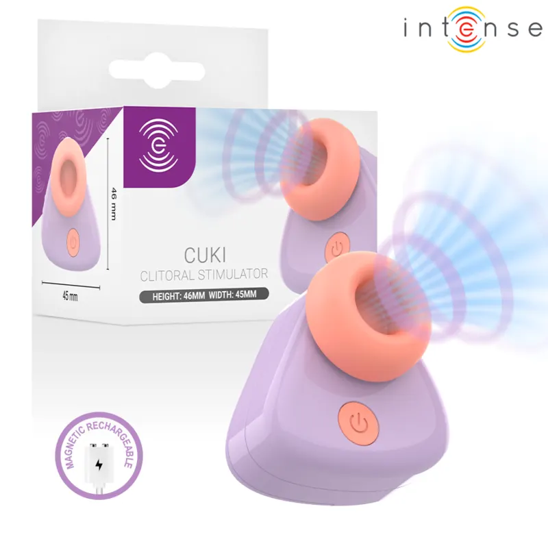 Intense - Cuki USB recargable succión Clitoral Stimulator morado