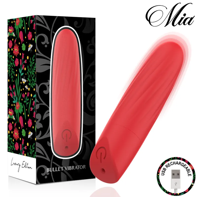 Mia - Lucy Ellen USB recargable mini vibrador rojo