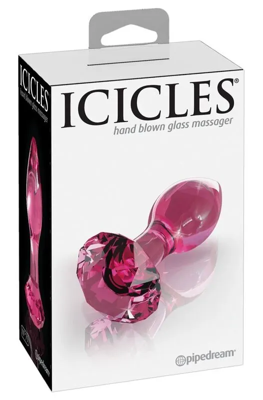 Icicles - N. 79 Glass plug anal