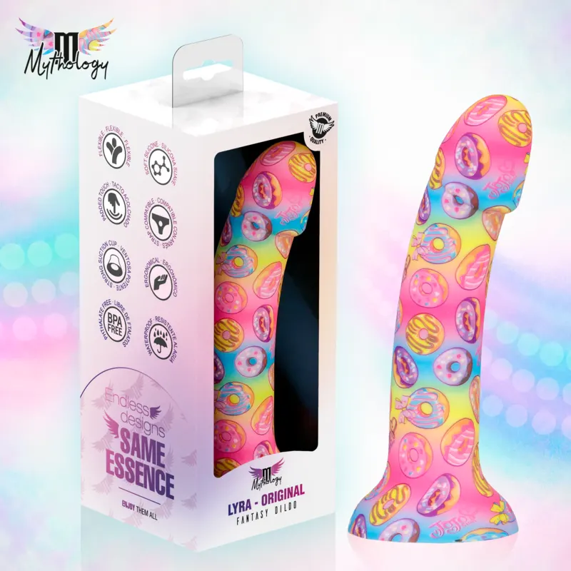 Mythology - Lyra 2 silicona dildo 19 Cm Ø 3.3 Cm Donuts