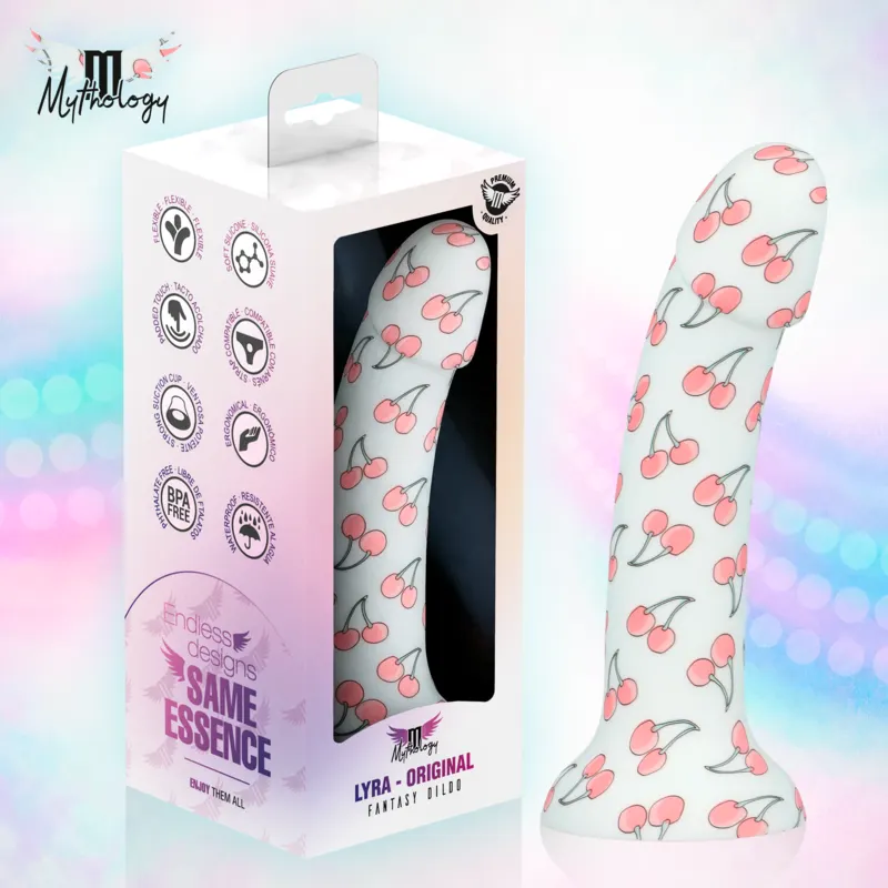 Mythology - Lyra 3 silicona dildo 17 Cm Ø 3.6 Cm Cherries