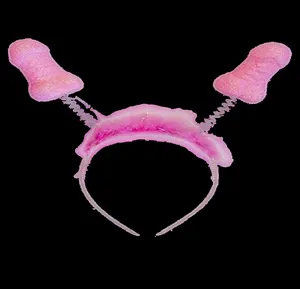 Diablo Picante - 6 Units Pito rosa Glitter Antennas