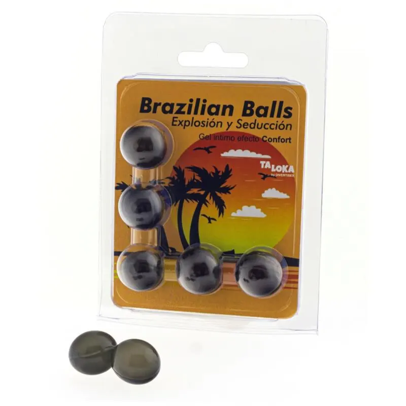 Taloka - 5 Brazilian bolas Comfort Effect Exciting gel