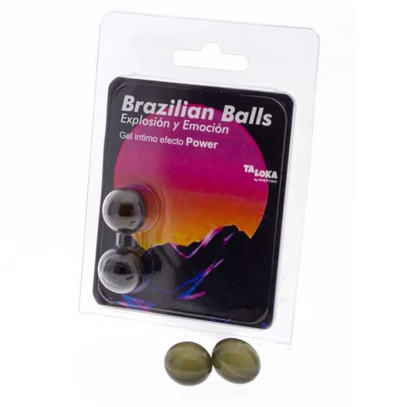 Taloka - 2 Brazilian bolas Power Effect Exciting gel