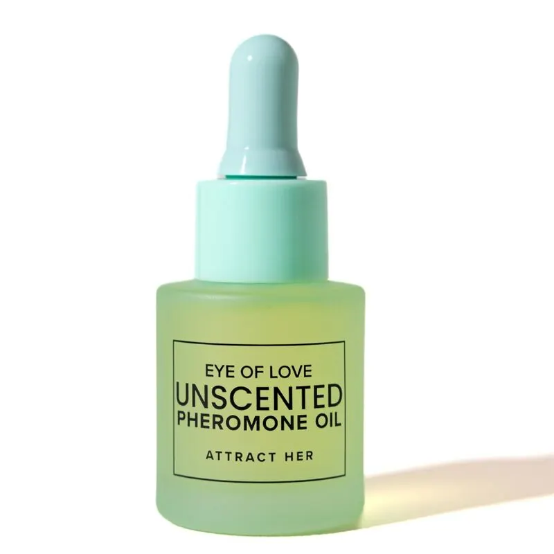 Eye Of Love - Feromonas-Infused Perfumed aceite para hombre, Fragrance-Free, 20 Ml