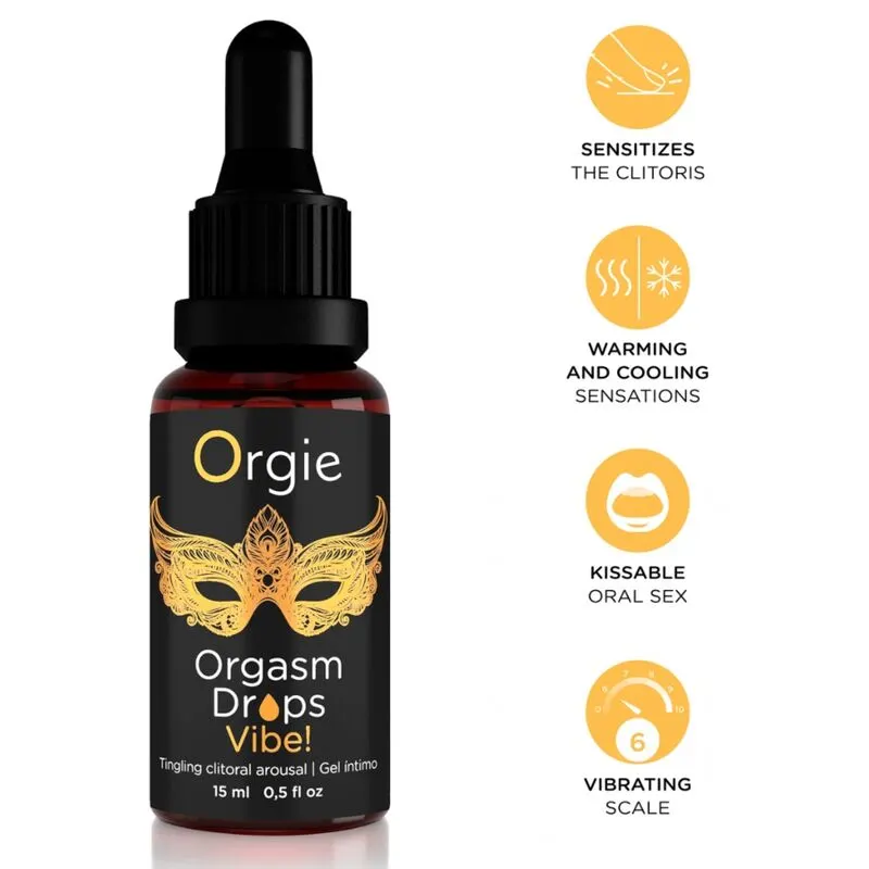 Orgie - Orgasm Drops Vibe! vibrador Clitoral Arousal 15 Ml