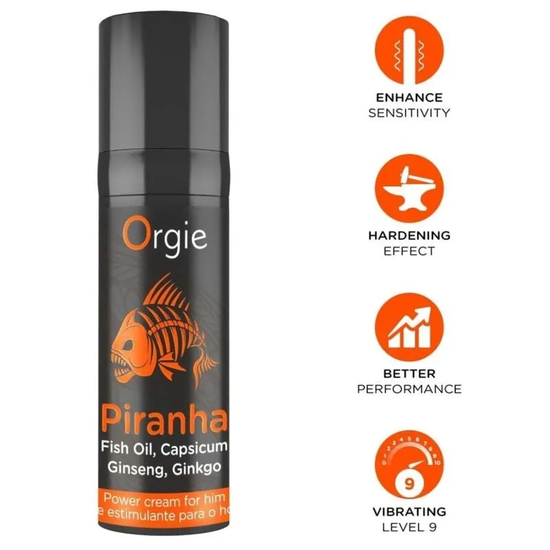 Orgie - Piranha Power crema para él 15 Ml