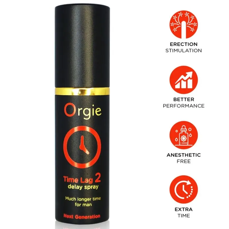 Orgie - Time Lag 2 retardante Spray Anesthetic Free 10 Ml