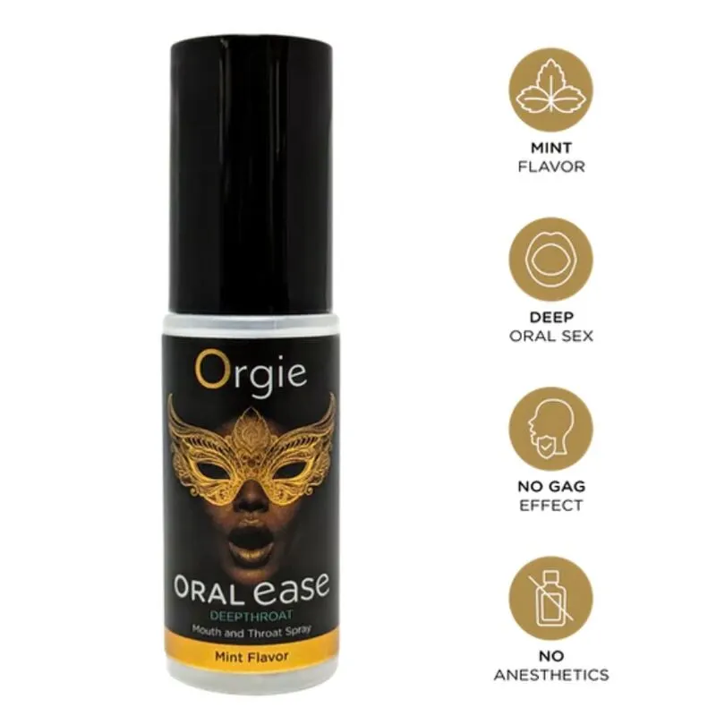 Orgie - Oral Ease Mouth And Throat Spray Mint 50 Ml
