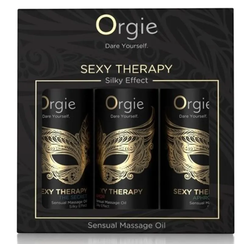 Orgie - Sexy Therapy mini Size Collection Sensual Massage Oils 3 X 30 Ml
