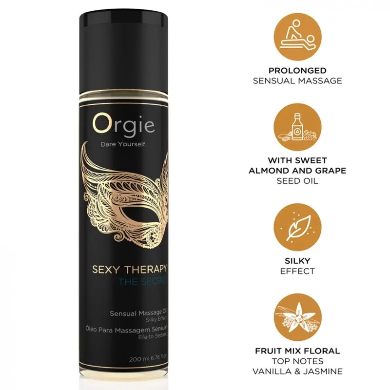 Orgie - Sexy Therapy The Secret Sensual aceite de masaje 200 Ml