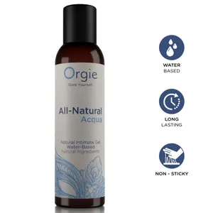 Orgie - All-Natural Acqua Water-Based Intimate gel 150 Ml