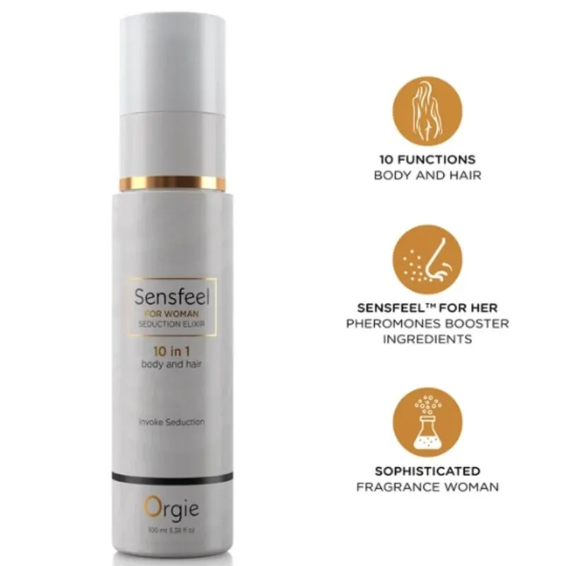 Orgie - Sensfeel For mujer Seduction Elixir 10 In 1 Body And Hair 100 Ml